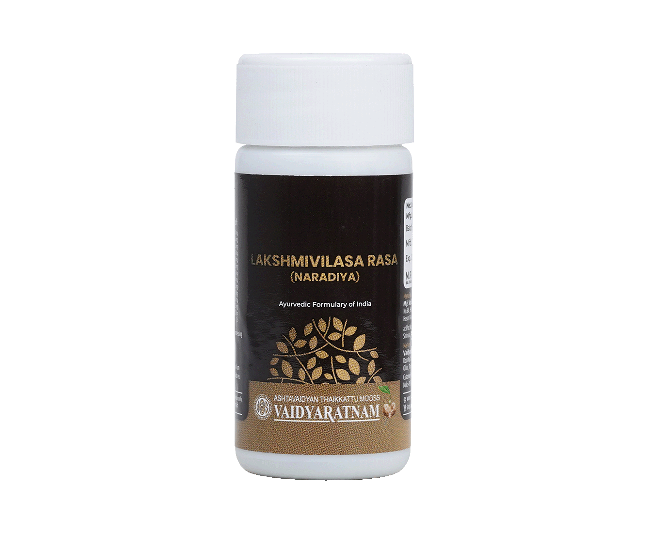 ЛАКШМИВИЛАСА РАСА 30 ШТ / LAKSHMIVILASA RASA 30 NOS